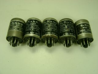 5 Each Vintage Dukane Octal Microphone Input Transformers
