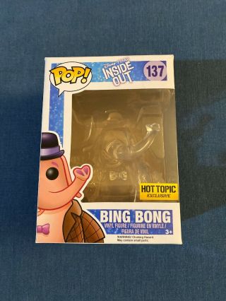 Funko Pop Inside Out Series - 137 Bing Bong - Invisible Hot Topic Exclusive