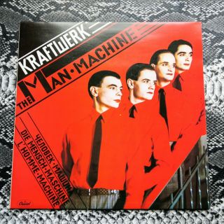 Kraftwerk The Man - Machine 1978 Uk Vinyl Lp Capitol Records
