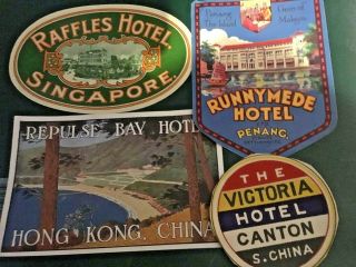 1930s Hong Kong,  Guangzhou,  Penang,  Singapore Hotel Advertising