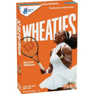 2 - Pack Limited Edition Serena Williams Wheaties Cereal Collectible