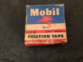 Mobil Friction Tape No 2 Full Roll Pegasus Socony Mobil Oil Co.