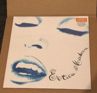 Madonna.  Erotica White Vinyl,  Music Blue Vinyl.  Sainsburys Exclusive