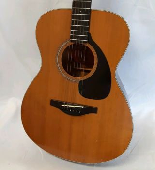 Yamaha FG - 150 Nippon Gakki Red Label Vintage Acoustic Guitar w/ Orig Case Japan 2