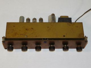 Vintage Pickering 410 Mono Vacuum Tube Preamplifier Audio Input Pre Amp Made USA 2