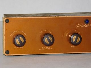 Vintage Pickering 410 Mono Vacuum Tube Preamplifier Audio Input Pre Amp Made USA 3