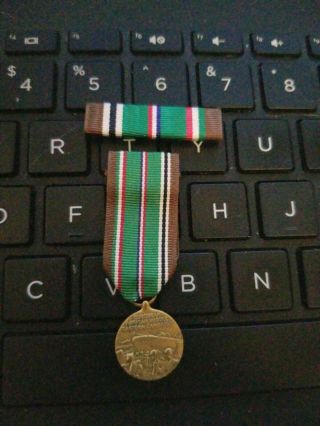 European–african–middle Eastern Campaign Mini Medal,  Ribbon - - See Store -
