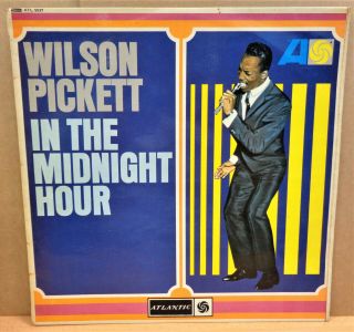 Wilson Pickett In The Midnight Hour Og Uk Plum Atlantic Lp Atl 5037 1b/1b