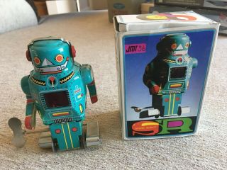 Space Toys,  Wind Up Spark Robot.  Made In China.