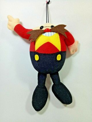 Fake Sonic The Hedgehog Dr Eggman 9 " Bootleg Plush Doll Figure Sega Japan 1995