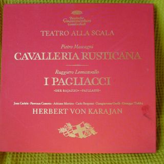 Cavalleria Rusticana - I Pagliacci Karajan Dgg 139 205/07 Tulips