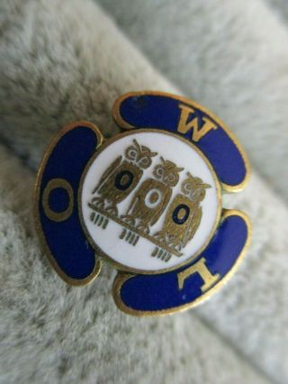 Vintage Order Of The Owls Fraternal Pin