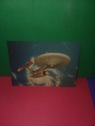 Rare Vintage Star Trek U.  S.  S.  Enterprise Postcard National Air & Space Museum