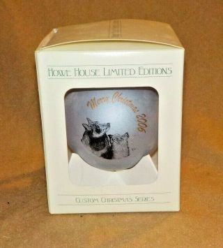 Schipperke Christmas Tree Ball 2006 - From Howe Limited Editions