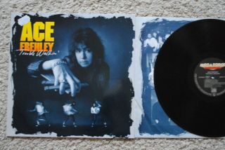 Ace Frehley 1 X Vinyl Lp Trouble Walking Megaforce 1989 Kiss