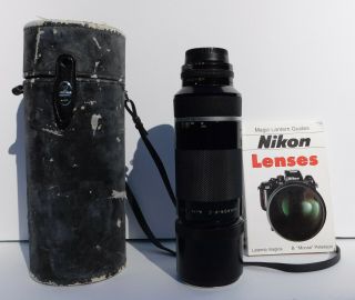 Vintage Nikon Telephoto Lens Nikkor Pc Auto 1:5.  6 F=400mm 256102