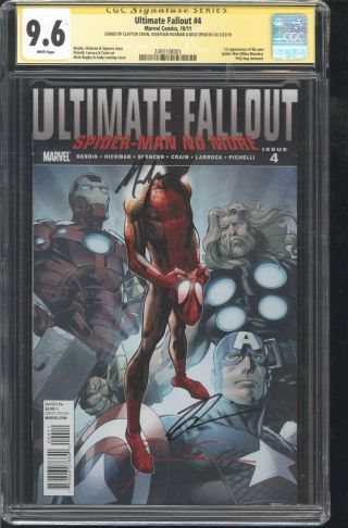 Ultimate Fallout 4 Cgc 9.  6 Signed Spencer,  Hickman,  Crain