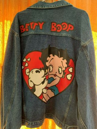 Betty Boop Levi Jean Jacket Xxl Very Large Purchased ($99) Only Worn Once