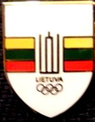 Rio 2016.  Olympic Games.  Noc Pin.  Lithuania (lietuva) Undated