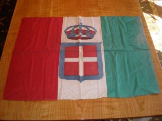 Vintage Italy Flag Banner