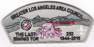 Csp - Gtrater Los Angeles Area Council - Sa - 5 - 2016 Tor $50 Donatio Siwinis 252