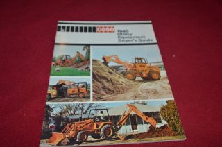 Case Tractor Industrial Equipment Buyers Guide For 1980 Dealer 