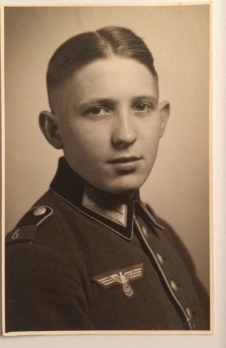 Wwii Ww2 Wehrmacht Military German Heer Army Soldier Uniform Photo Postcard