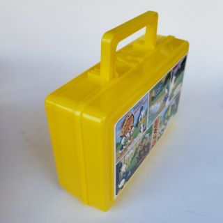 Vintage Disney Donald Duck Plastic Pencil Lunch Box 8 X 5 Whirley Industries USA 2