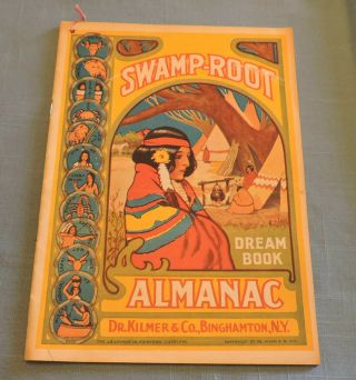 1931 Dr.  Kilmer & Co.  Swamp - Root Dream Book Almanac Binghamton,  N.  Y.