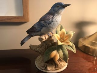 Mountain Bluebird By Andrea Ceramic Figurine 8627