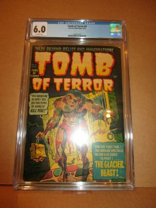 Tomb Of Terror 4 Cgc 6.  0 Melting Rotting Ghoul 1952 Harvey Pre - Code Horror