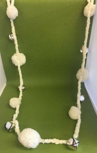 White Christmas Sleigh Bell Rope Garland As Movie Prop C60