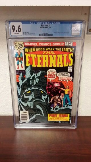 1976 Marvel Comics The Eternals 1 Cgc Graded 9.  6 Origin & 1st App The Eternals