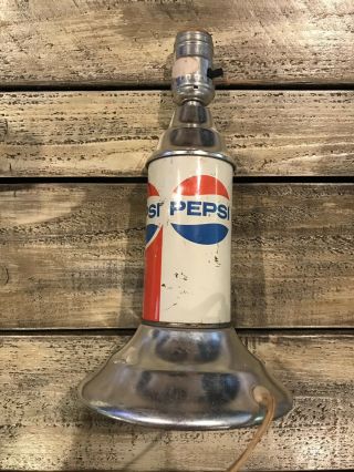 Vintage Pepsi Cola Can Light Lamp 11” Light 2