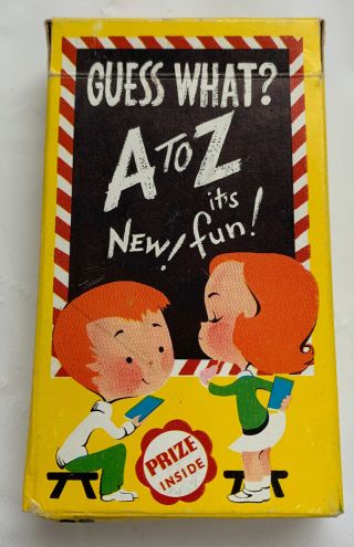 Vintage “guess What?” A To Z It 