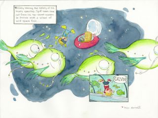 Cartoon Art Museum Art Calvin And Hobbes By Kim Dwinell