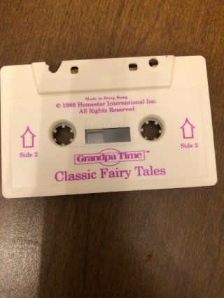 Homestar Grandpa Time Clock Audio Cassette Tape Titled Classic Fairy Tales
