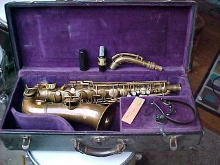 Vintage Conn Wonder Ii Chu Berry Alto Saxophone S/n M168583