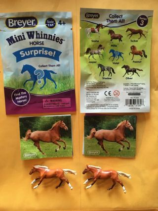 Breyer Mini Whinnies Horse Surprise Series 3.  2 Tucker.