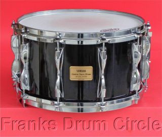 Vintage Yamaha Rtc Rock Tour Custom 8x14 Snare Drum Black Fantastic Recording