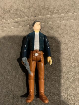 Vintage Star Wars Action Figure Lot; 1980 Bespin Han Solo Complete 2