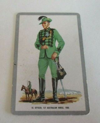 Vintage - Golden Fleece Swap Card - Australian Light Horse Officer - No.  18