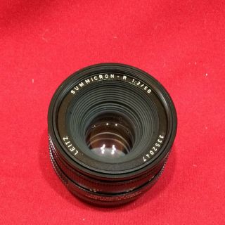 Leitz Leica Summicron - R 1:2/50mm Camera Lens Made in Canada w/ Case VTG 35mm 2