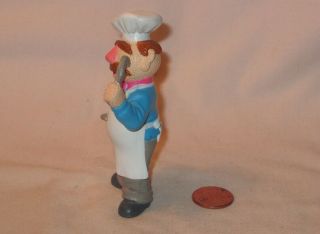 Muppets Swedish Chef Holding A Tongs & Wrench PVC Figure; Marked MHC 2