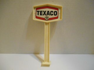 Vintage Playskool Plastic Texaco Service Station Sign