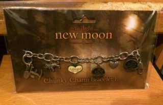 Twilight Moon Chunky Charm Bracelet E