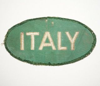 Italy Italian Pow Patch Us Army Patch Wwii C1092