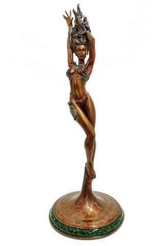 Fathom Aspen Matthews Faux Bronze Statue Figure By Cs Moore Studio