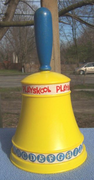 Vintage " Playskool " Musical Chime Bell 1960 