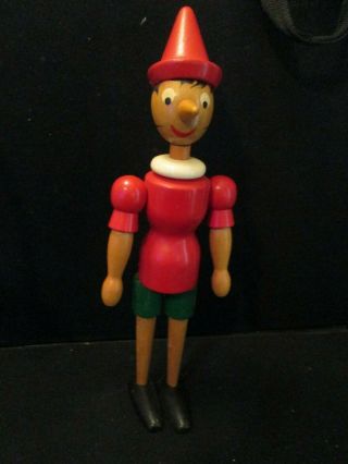 Pinocchio Wooden Figure Toy 16 " - Made In Italy - Giocattoli Brevettati Galetti